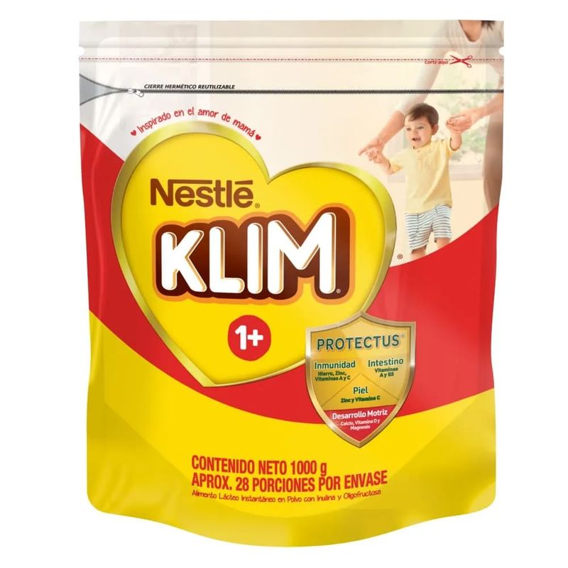 KLIM - Alimento Lácteo Klim 1+ Bolsa 1000g