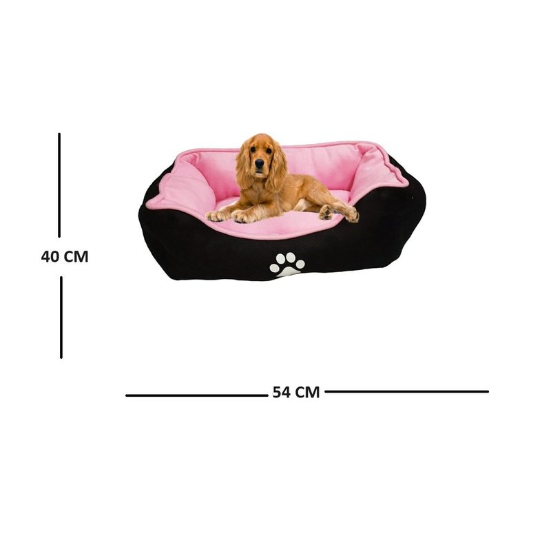 GENERICO - Cama MEDIANA color rosado Doble Faz Para perros y gatos