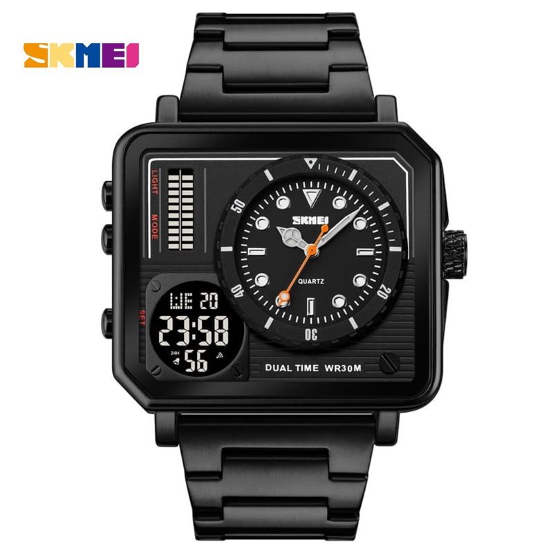 SKMEI - Reloj SKMEI Modelo 2025 Triple movimiento Caballero - Negro_.