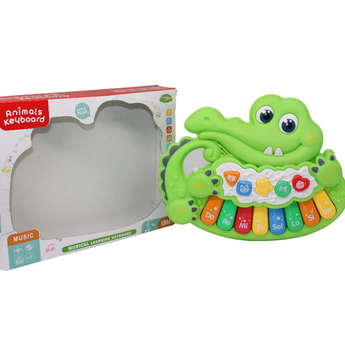 JUGUETELANDIA - PIANO COCODRILO CAJA