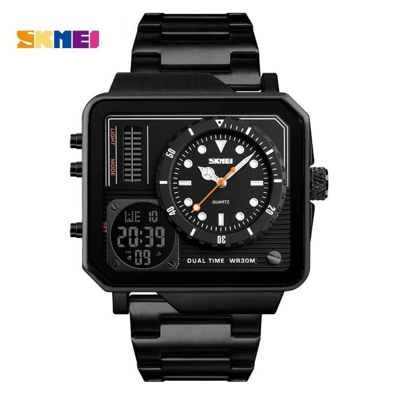 SKMEI - Reloj SKMEI Modelo 1392 Triple movimiento Caballero - Negro