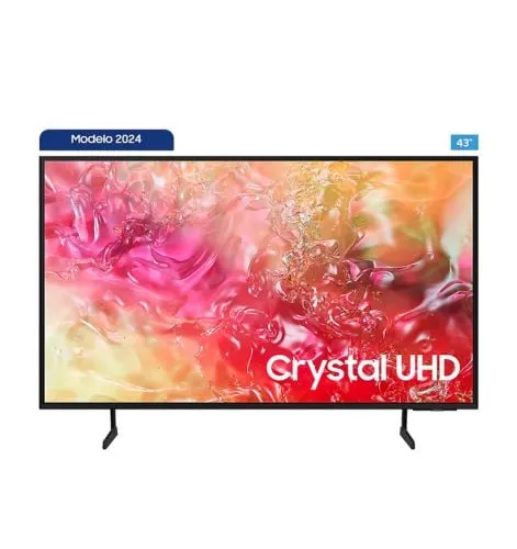 Televisor Samsung 43 Pulgadas UN43DU7000 Led Crystal UHD 4K TDT