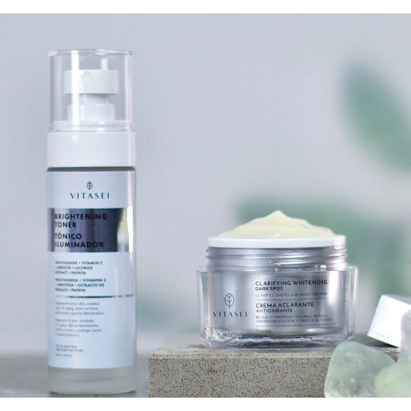 VITASEI - KIT CREMA ACLARANTE ANTIOXIDANTE + TÓNICO ILUMINADOR