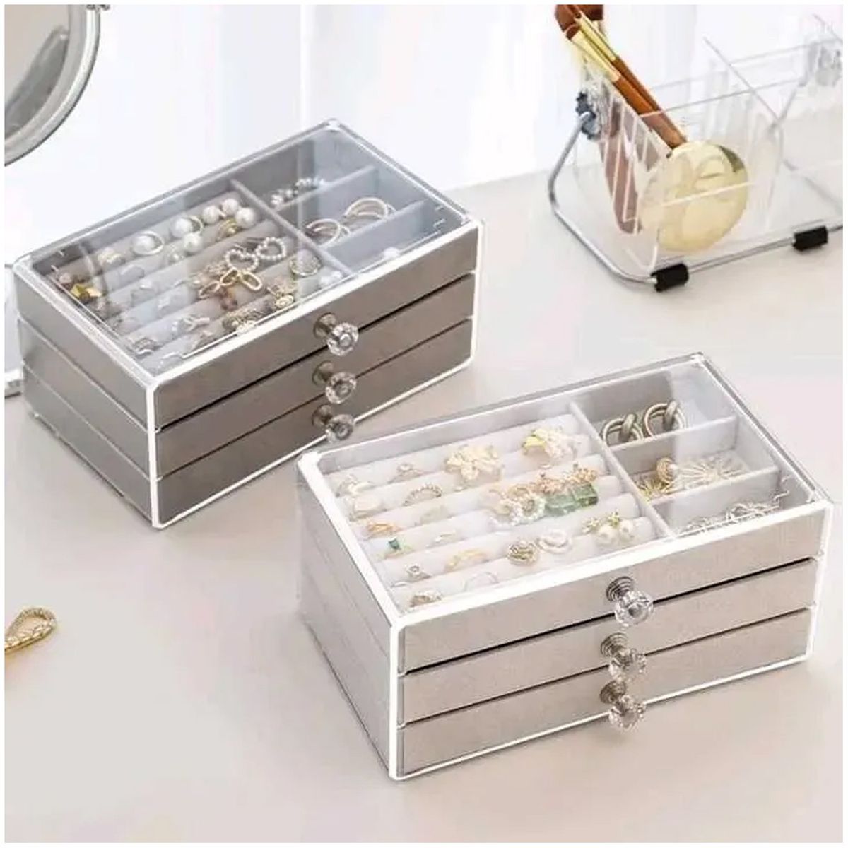 ONE PIXEL - Mini Joyero 3 Cajones Organizador De Joyas_.