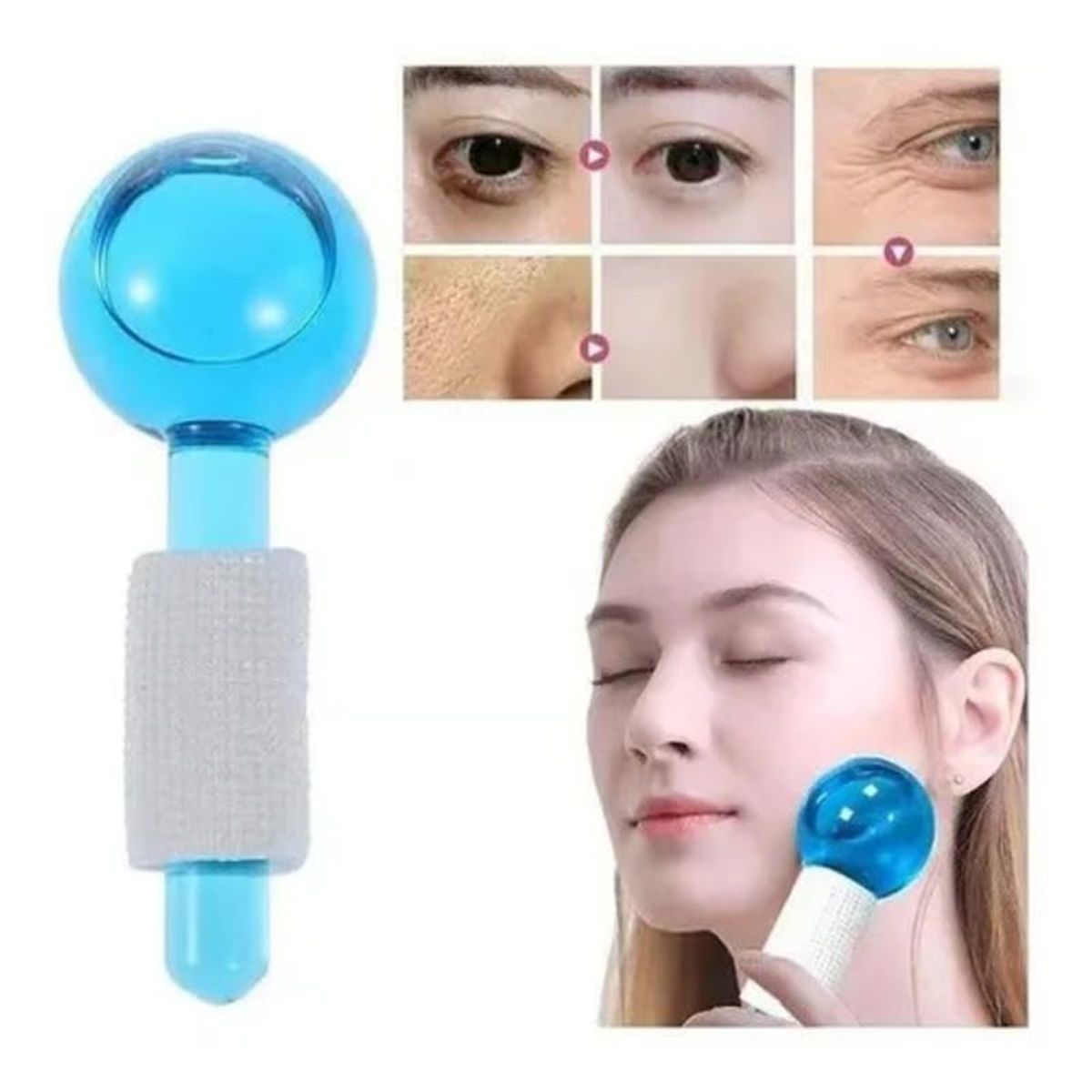 BEAUTY BODY - Esferas De Cristal Beauty Para Masaje Facial Frio Previene Arrugas