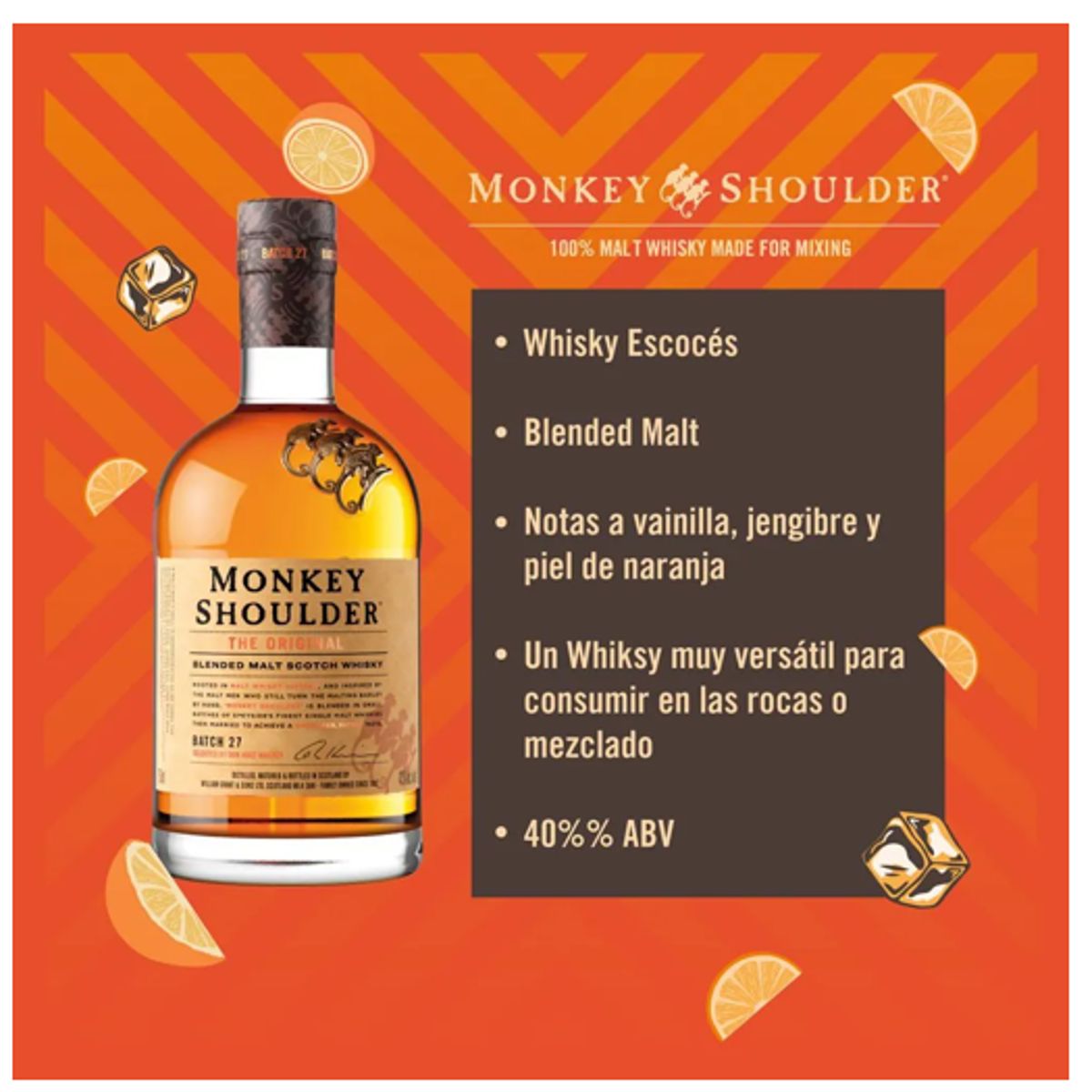 GENERICO - Whisky Monkey Shoulder 700ml
