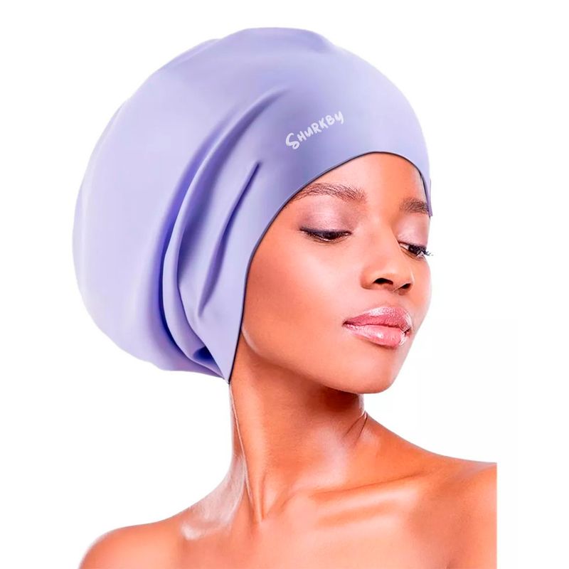 GENERICO - Gorro Natación Silicona Cabello Extra Grande Piscina 120g
