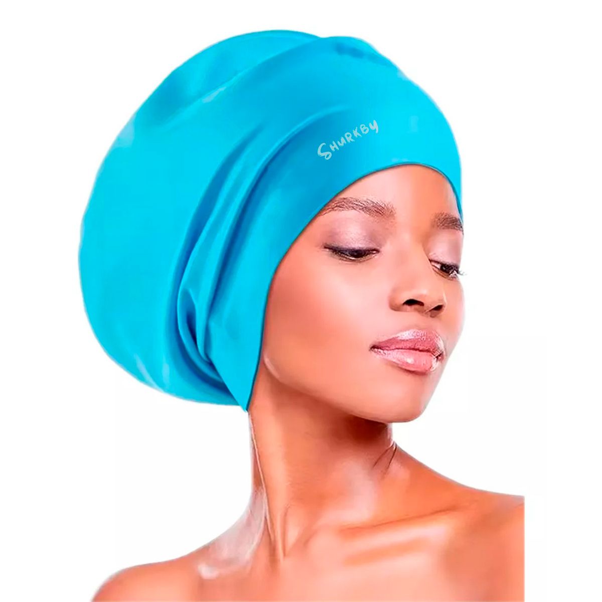 GENERICO - Gorro Natación Silicona Cabello Extra Grande Piscina 120g