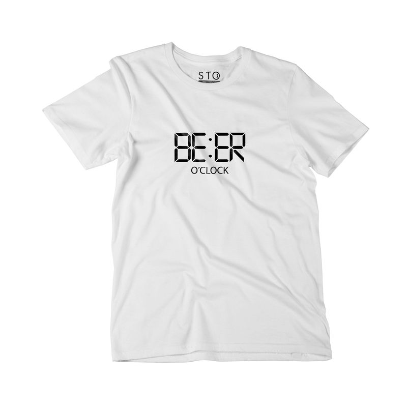 SIABATTO - Camiseta Estampada Hombre - Beer Oclock