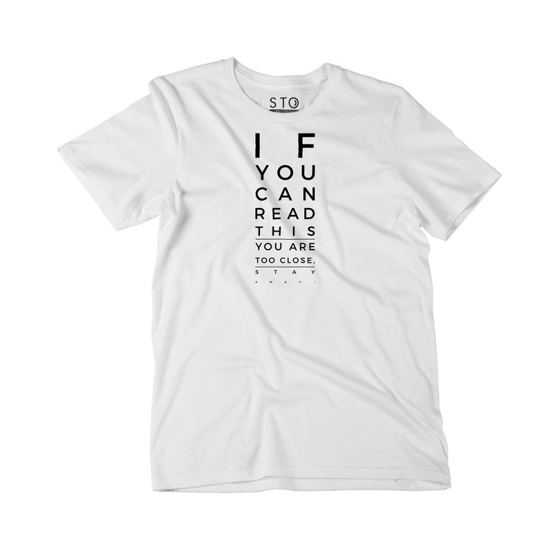 SIABATTO - Camiseta Estampada Hombre - If You Can Read This