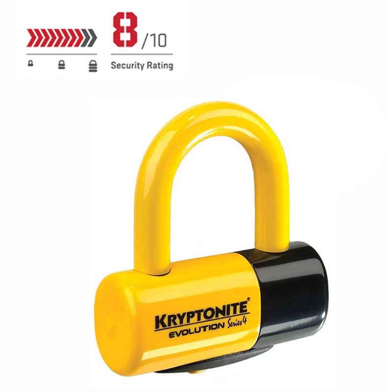 KRYPTONITE - Candado Anti Robo Kryptonite Evolution Serie 4 AMARILLO