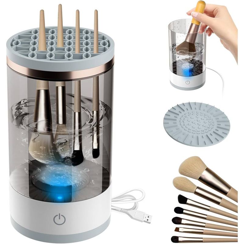 GENERICO - Limpiador De Brochas Eléctrico Limpieza Profunda