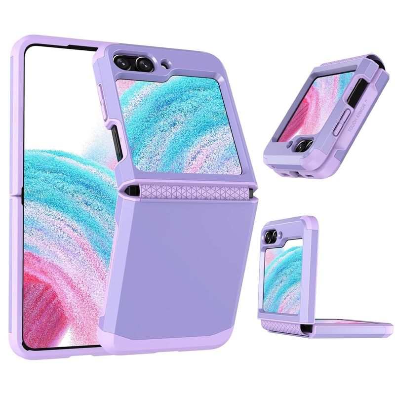 GENERICO - Funda Estuche Case Plegable Compatible Samsung Z Flip 6 Lila