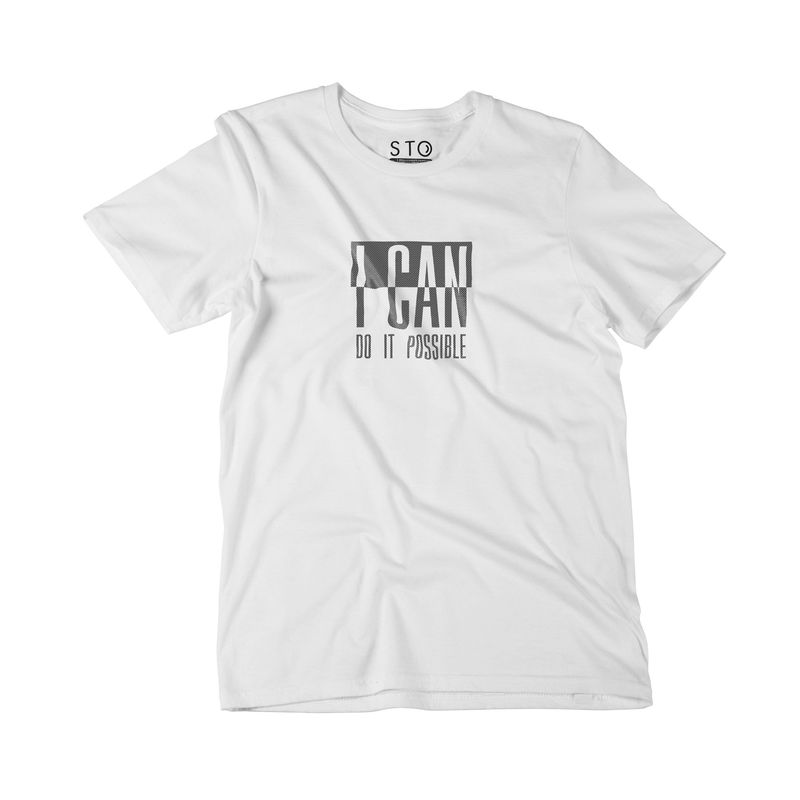 SIABATTO - Camiseta Estampada Hombre - I Can Do It Posible