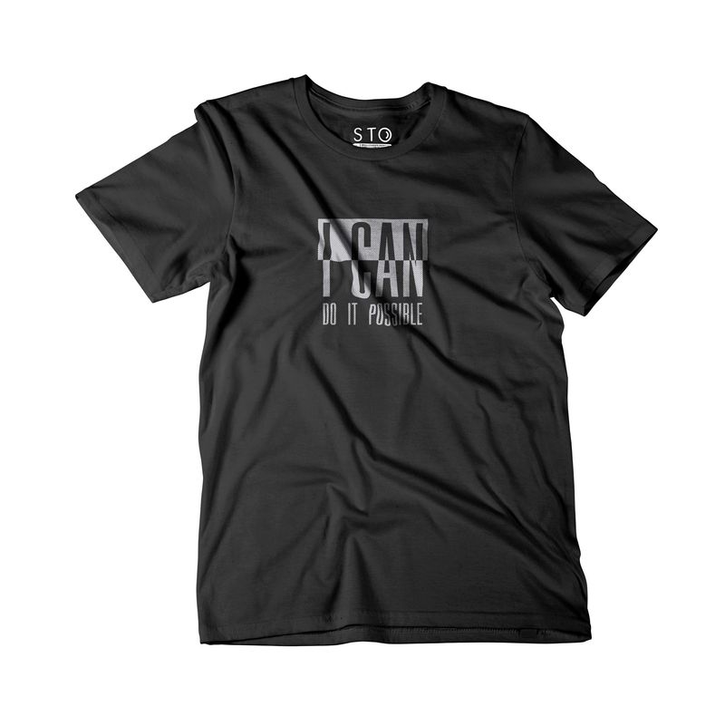 SIABATTO - Camiseta Estampada Hombre - I Can Do It Posible