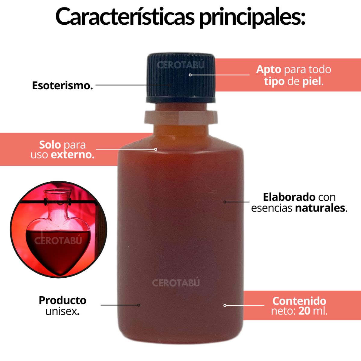 GENERICO - Crema Esoterica Natural Chondu Atrae Pareja Unisex 20ml