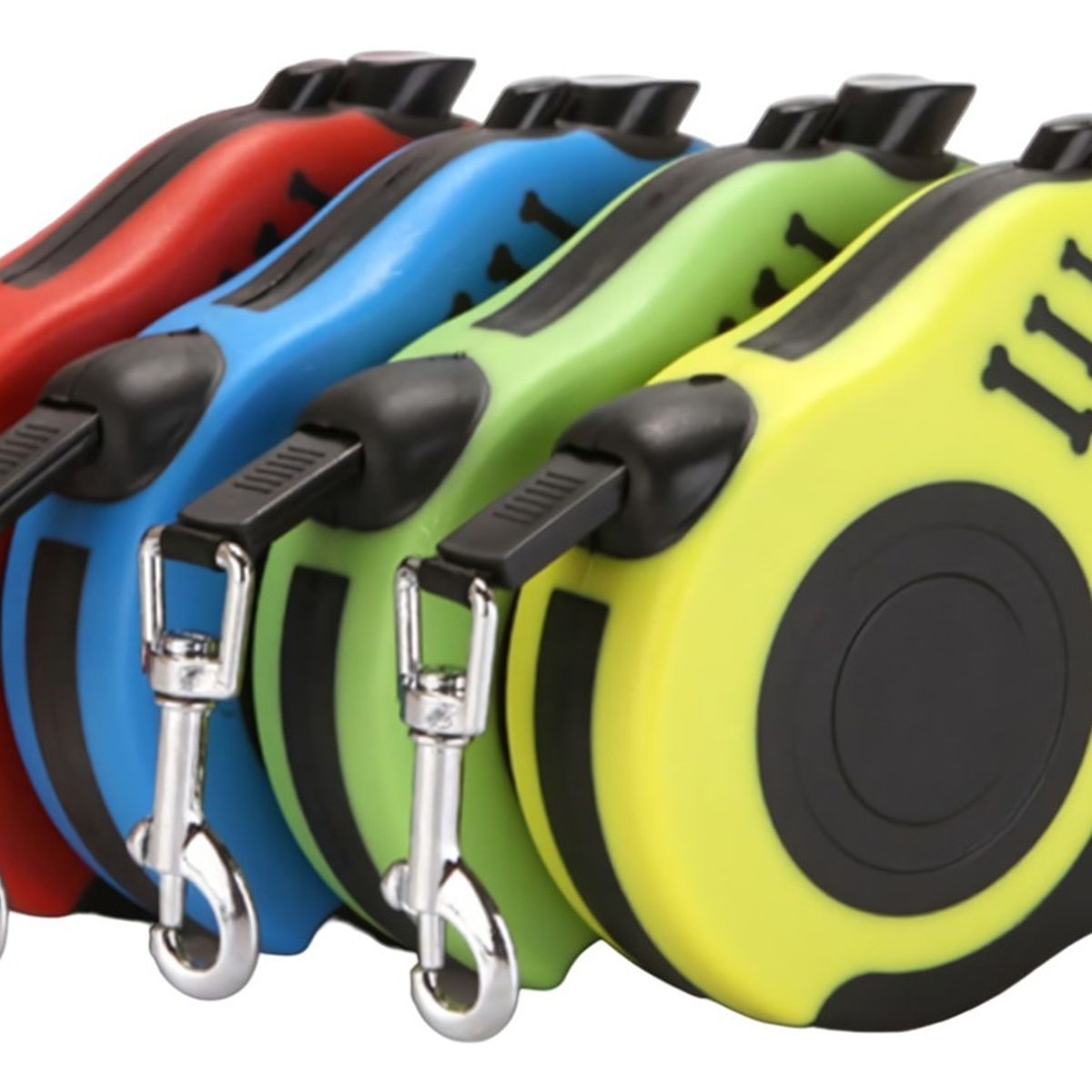 GENERICO - Correa Paseador Mascotas Cachorros Cuerda Retráctil 5 Metros