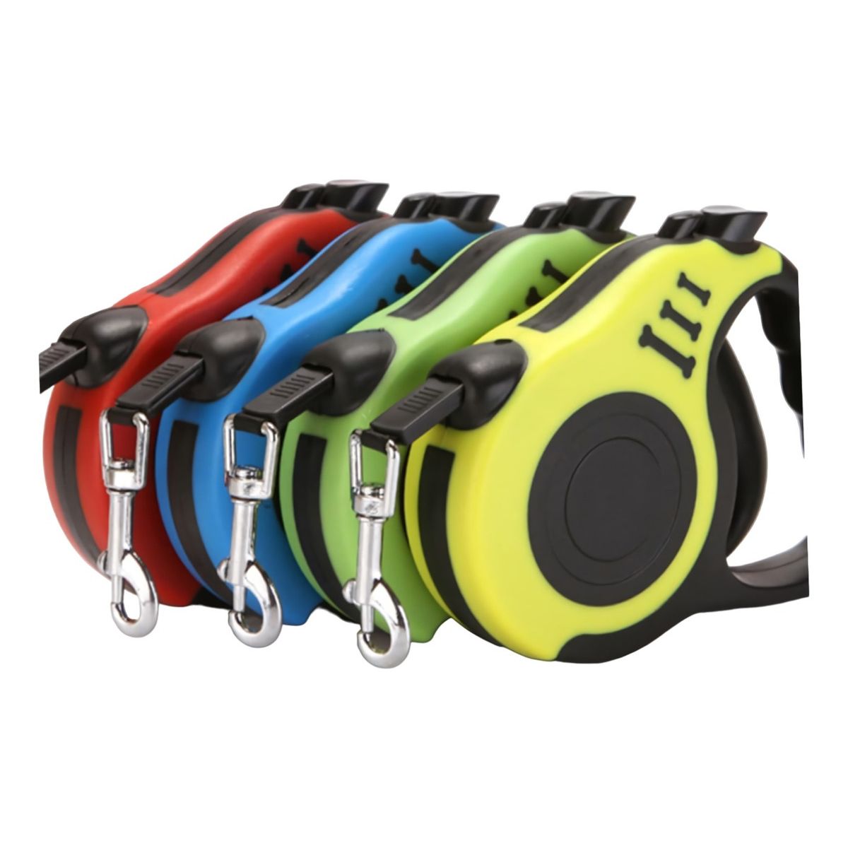 GENERICO - Correa Paseador Mascotas Cachorros Cuerda Retráctil 5 Metros