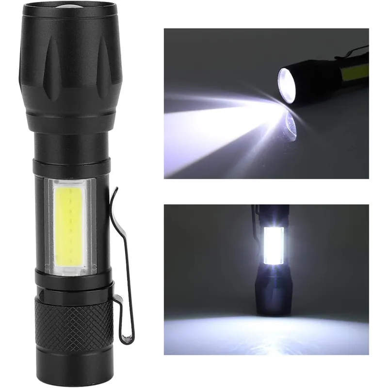 GENERICO - Linterna Recargable Led Portable Mini Potencia 500 Lumens