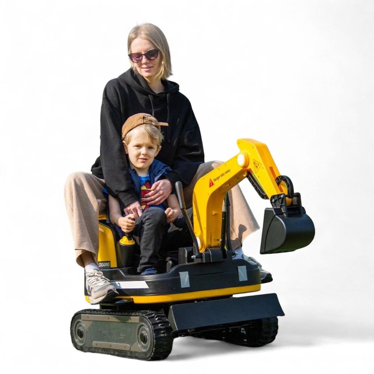 BRITOCHET - Carro montable Eléctrico Retro Excavadora 24V Para Niños