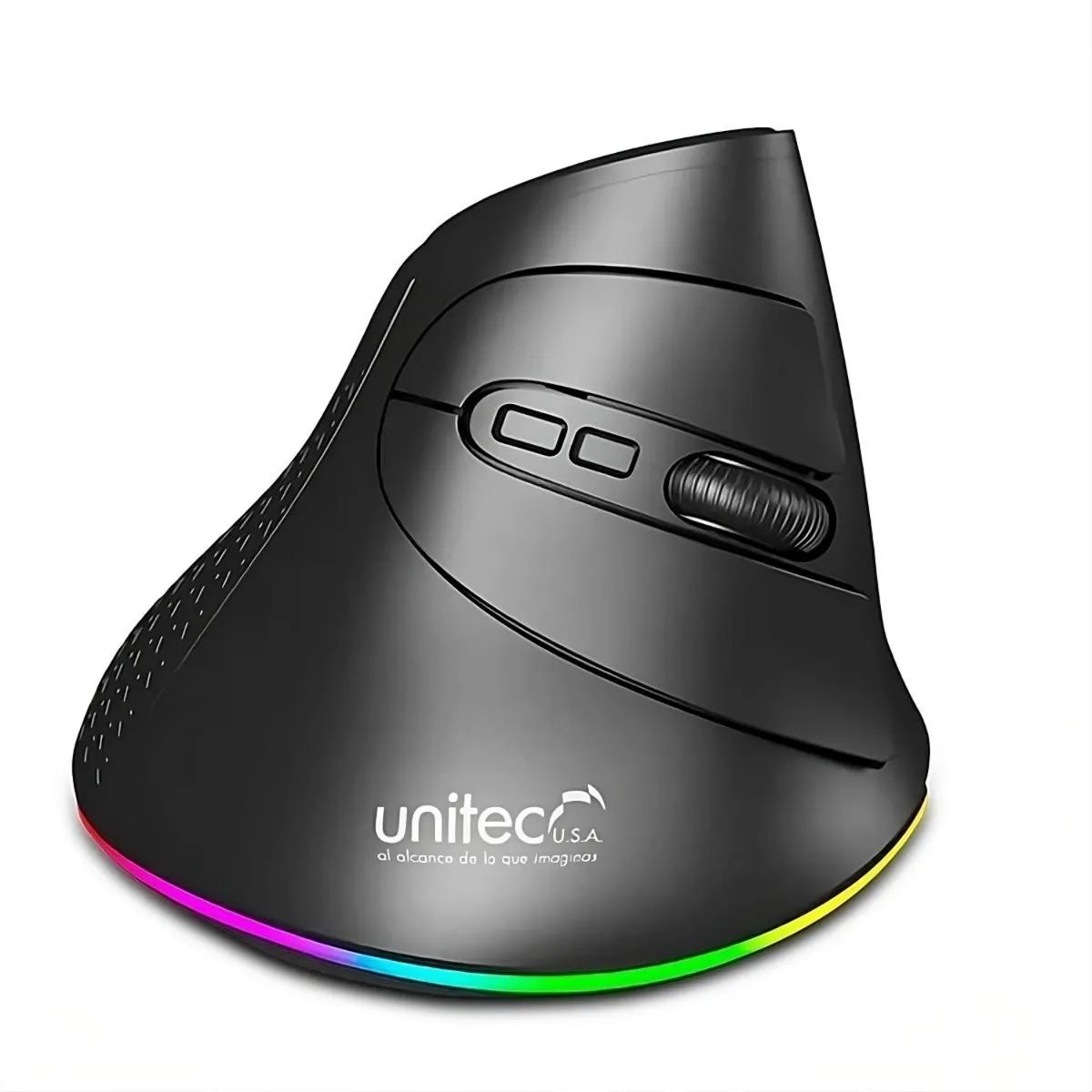 UNITEC - Mouse Vertical Alambrico Gamer Rgb Unitec - 7 Bot 7200 Dpi