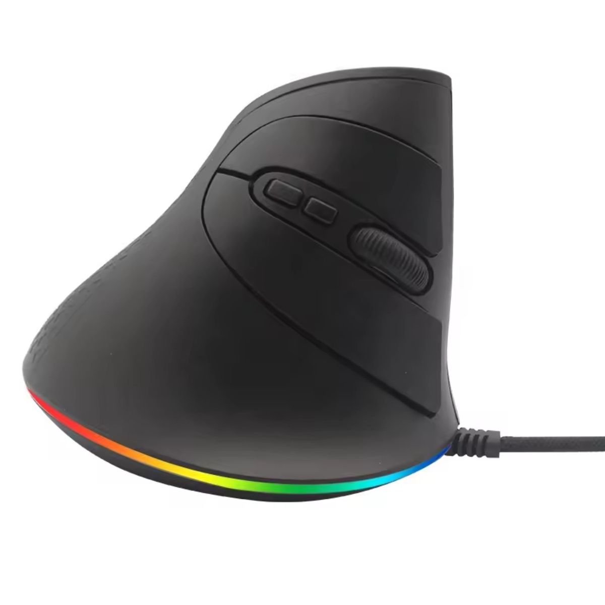 UNITEC - Mouse Vertical Alambrico Gamer Rgb Unitec - 7 Bot 7200 Dpi