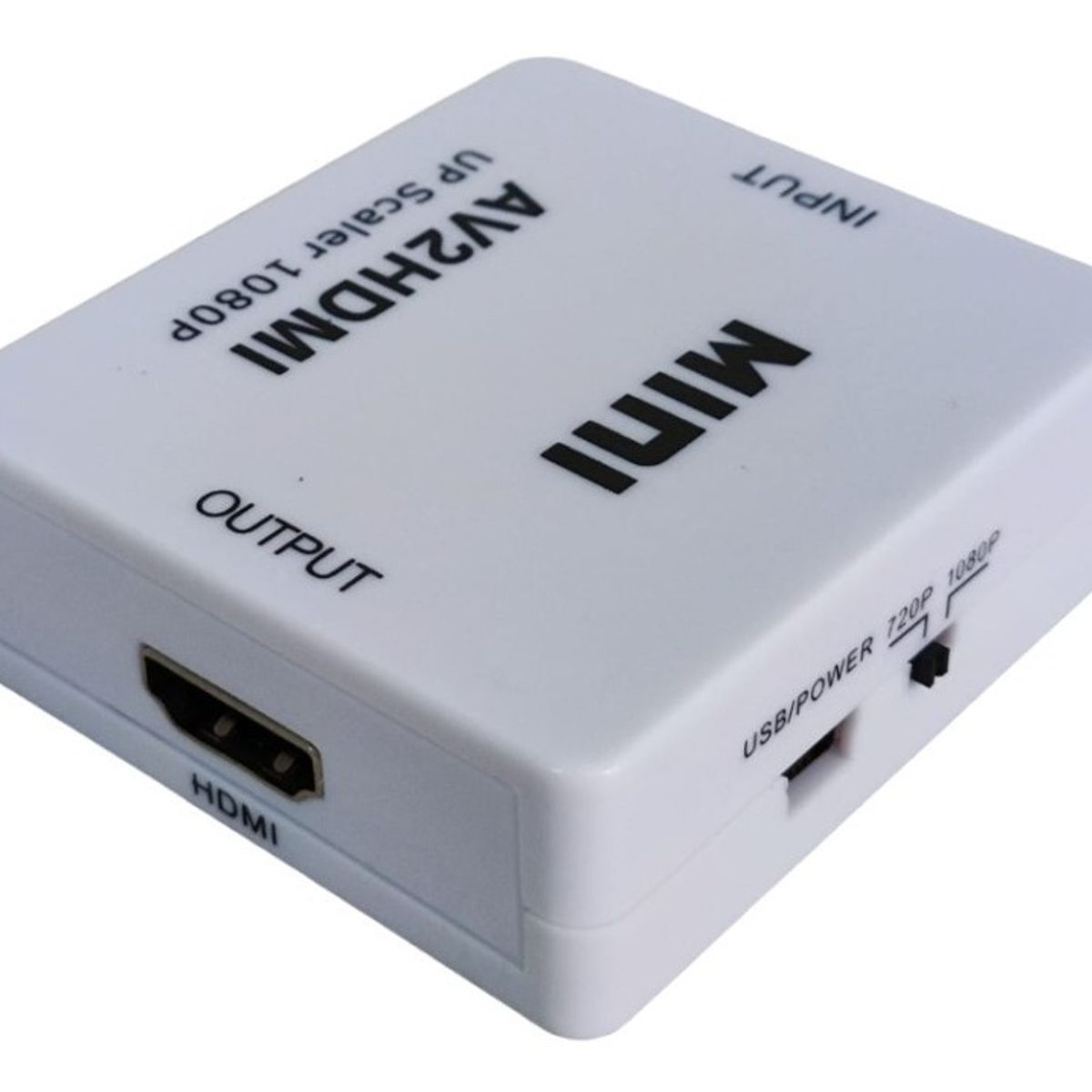 GENERICO - Adaptador Convertidor Audio Video Av Rca A Hdmi Full Hd