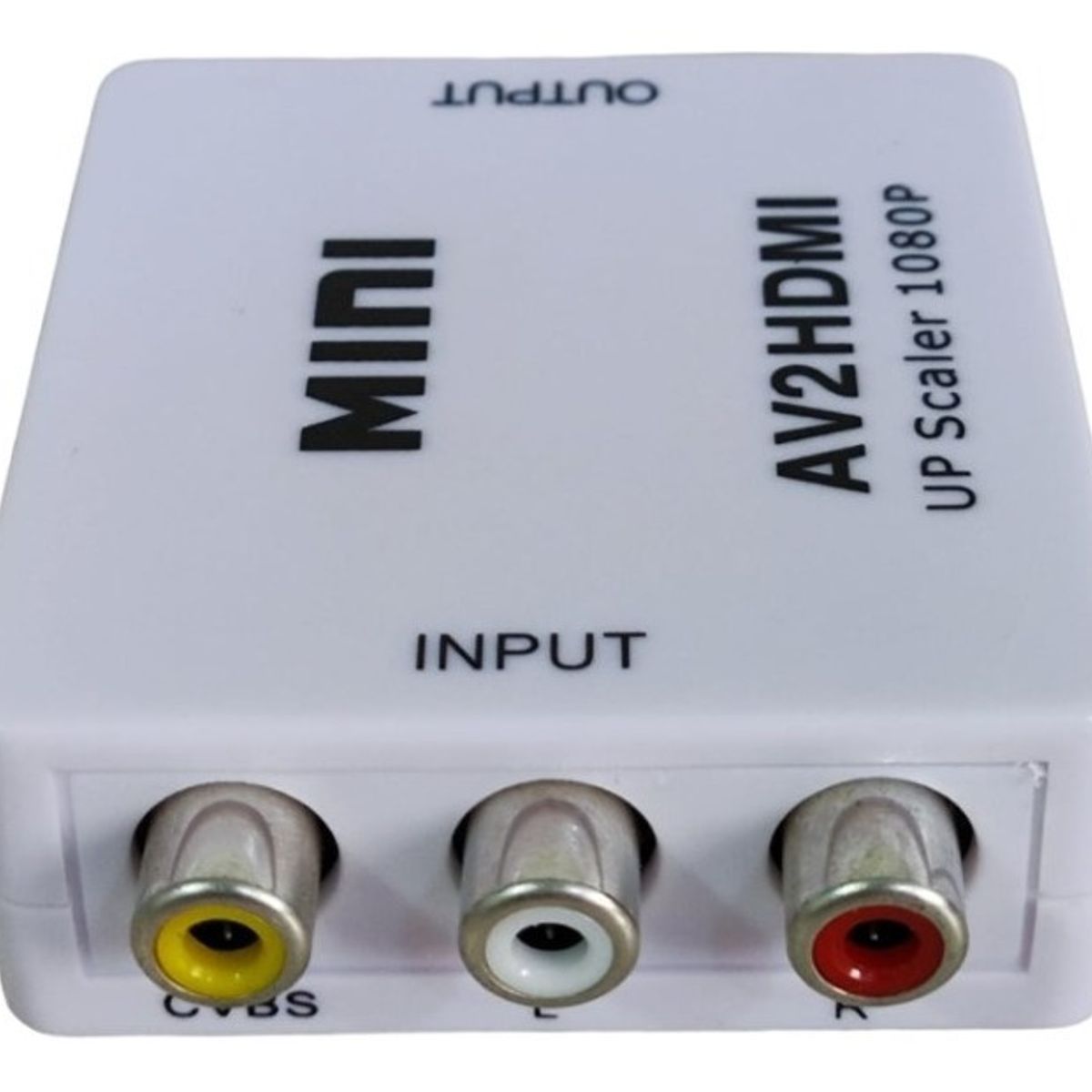 GENERICO - Adaptador Convertidor Audio Video Av Rca A Hdmi Full Hd