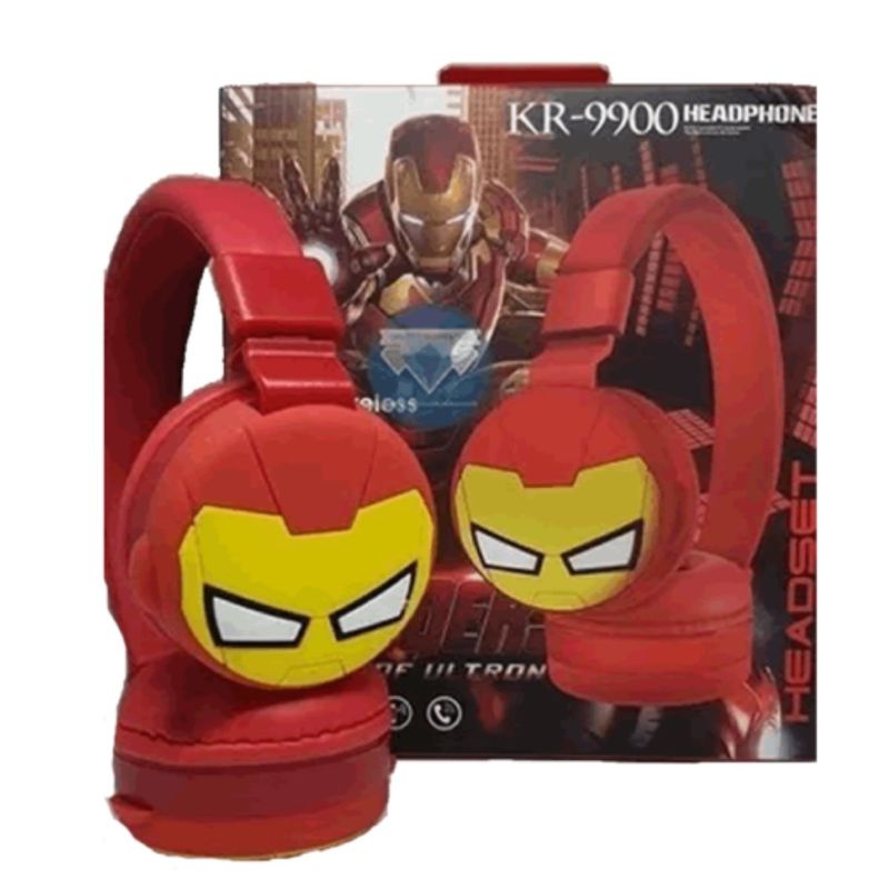 GENERICO - Audifonos Diadema IronMan Bluetooth
