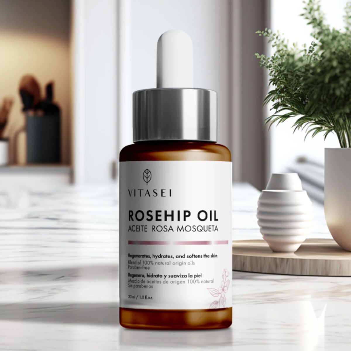 VITASEI - ACEITE DE ROSA MOSQUETA - COMBINACIÓN DE ACEITES NATURALES