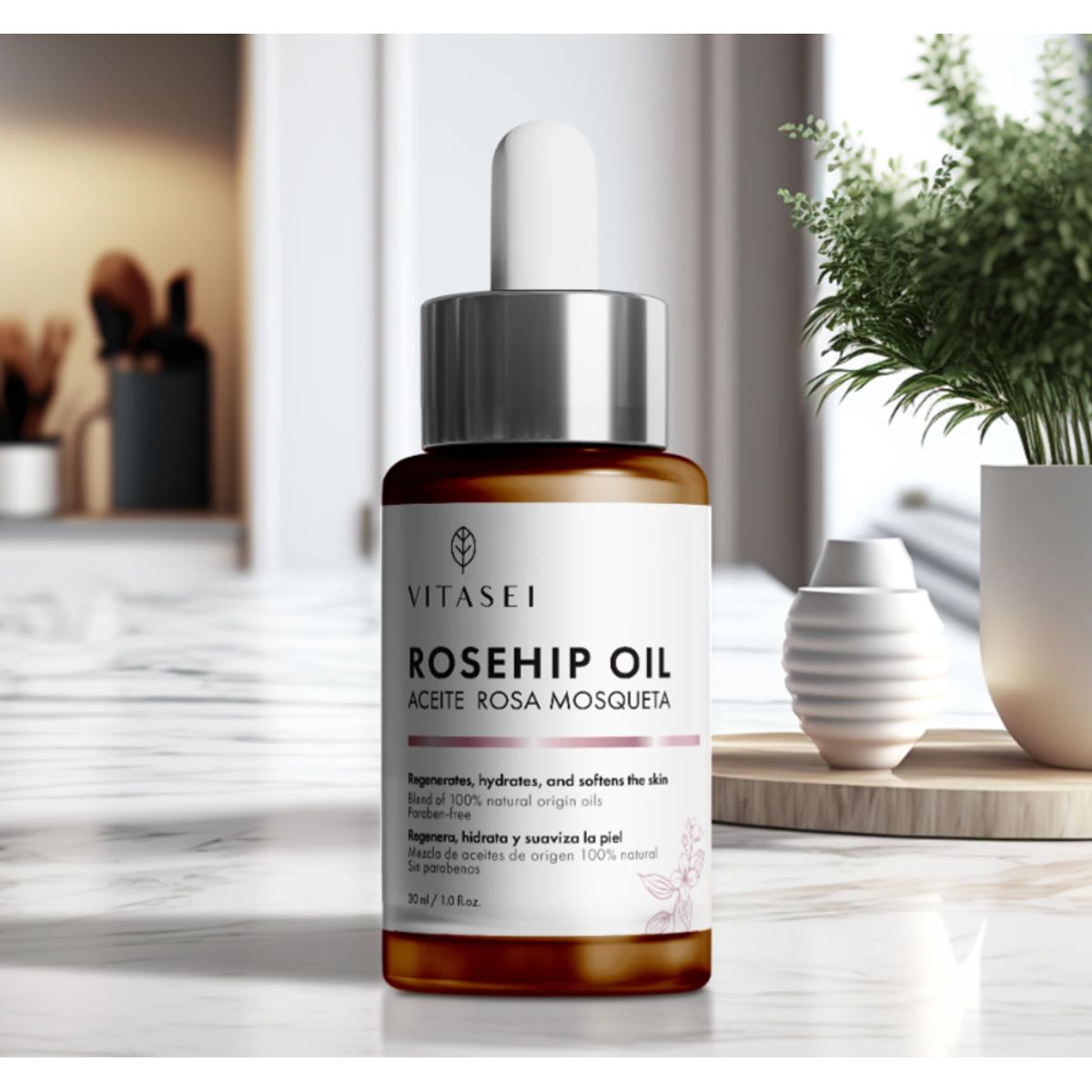 VITASEI - ACEITE DE ROSA MOSQUETA - COMBINACIÓN DE ACEITES NATURALES