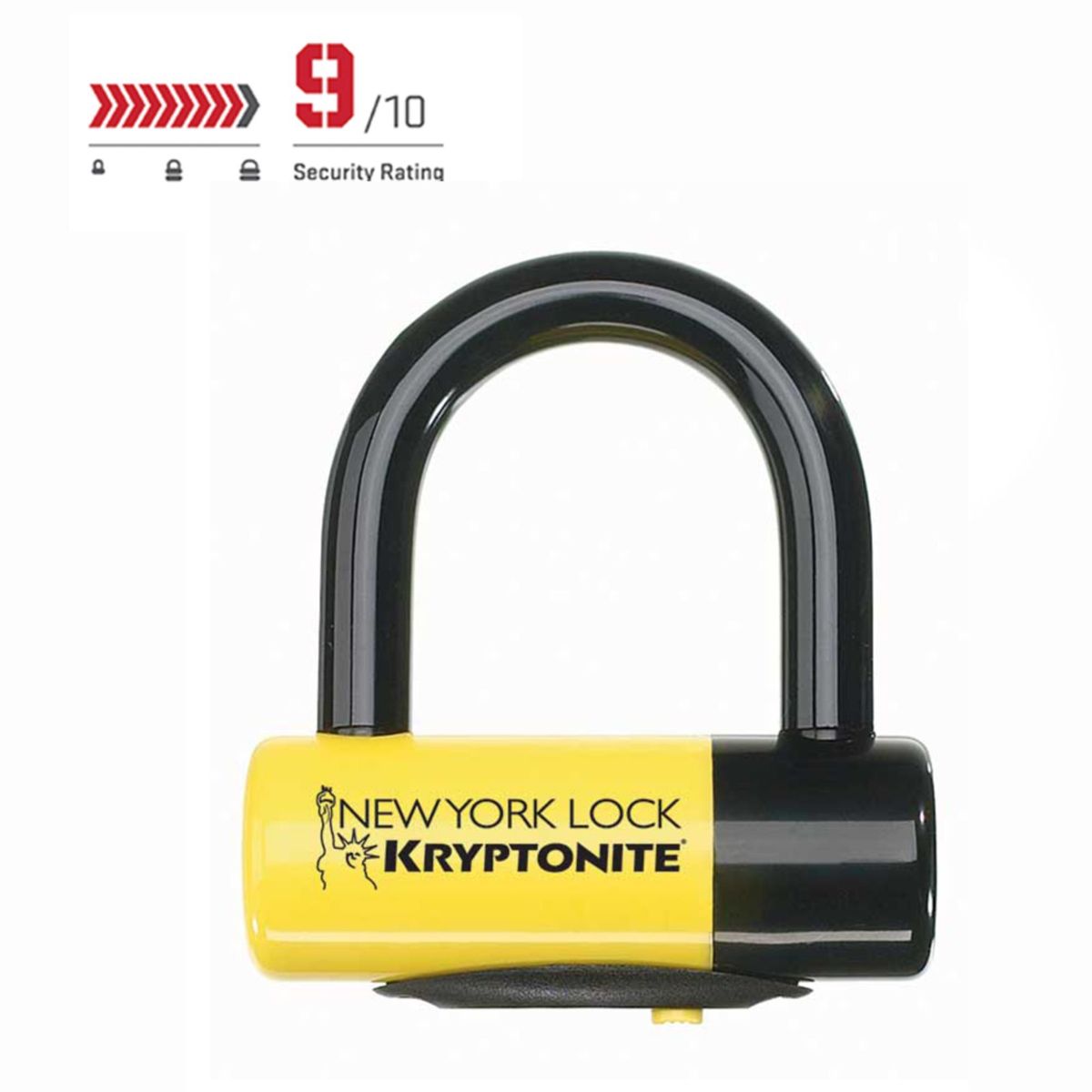 KRYPTONITE - CANDADO FRENO DE DISCO NEW YORK AMARILLO KRYPTONITE