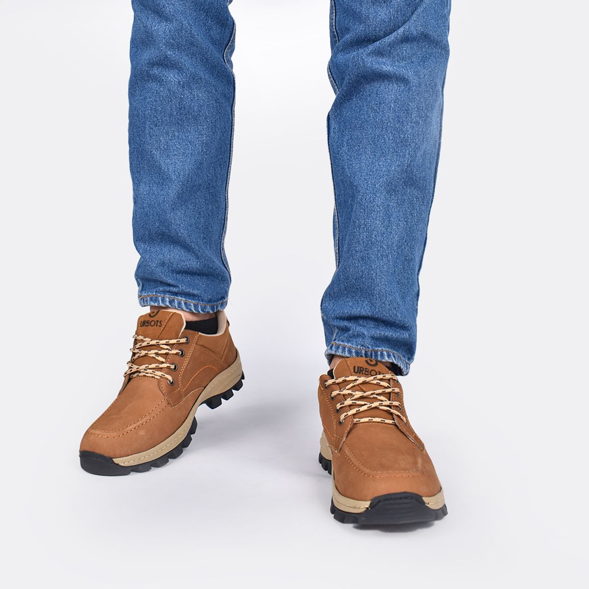 URBOTS - Calzado Casual Deportivo Para Caballero En Cuero Falcon