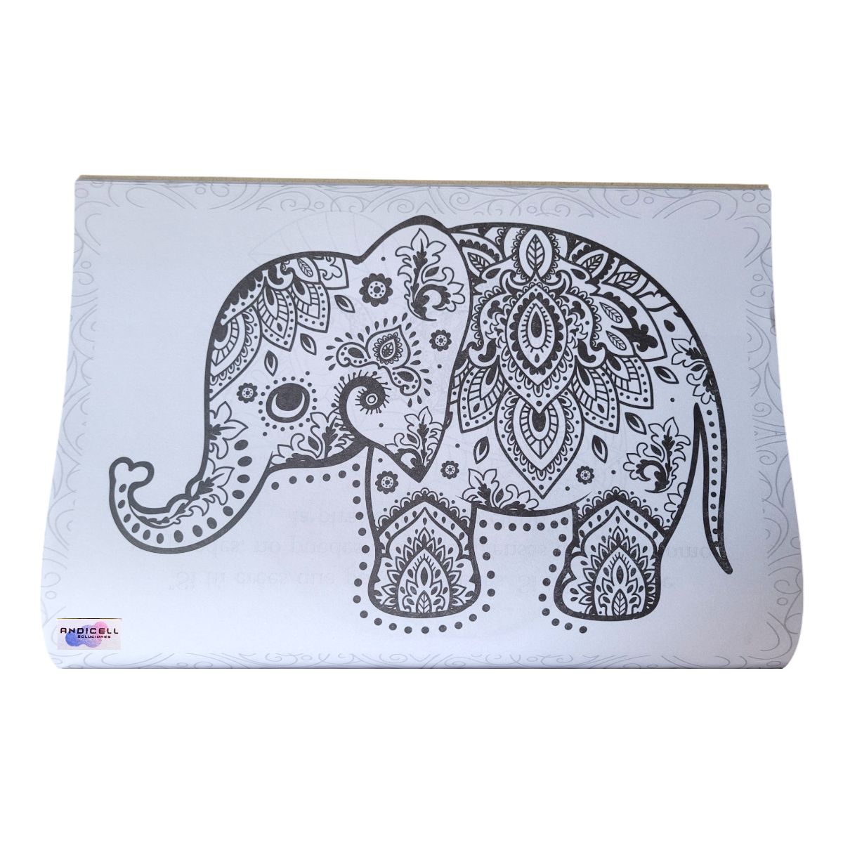 GENERICO - Cartilla Para Colorear Pintar Mandalas Grande