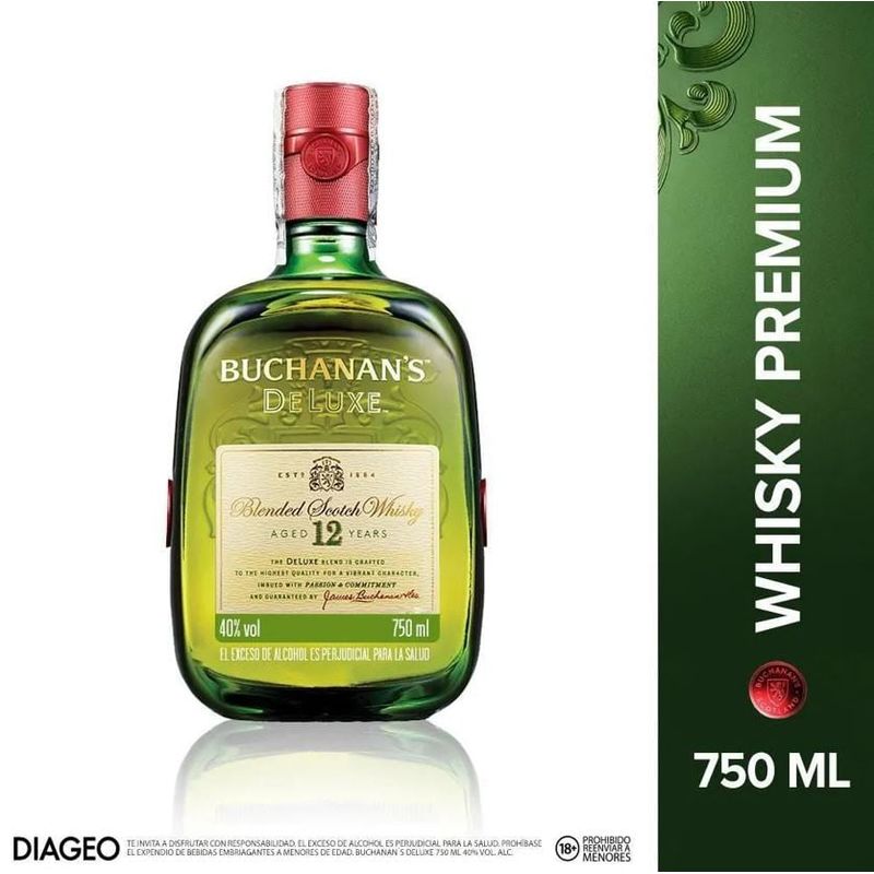 BUCHANANS - Whisky Buchanans Deluxe 750 ml