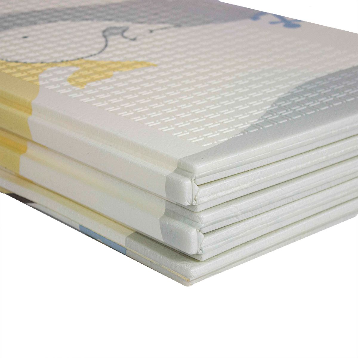 BEBESIT - Tapete de Juego Bebe Gateo Plegable Doble faz 200x180x1 Cm