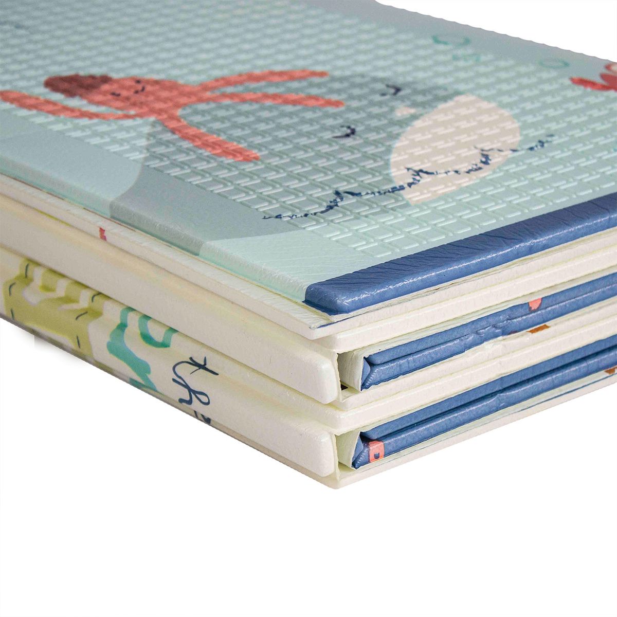 BEBESIT - Tapete de Juego Bebe Gateo Plegable Doble faz 200x180x1 Cm