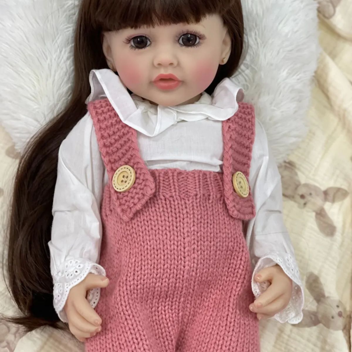 GENERICO - ❤ Bebe Reborn ❤ Cabello Largo ❤ Julieta ❤