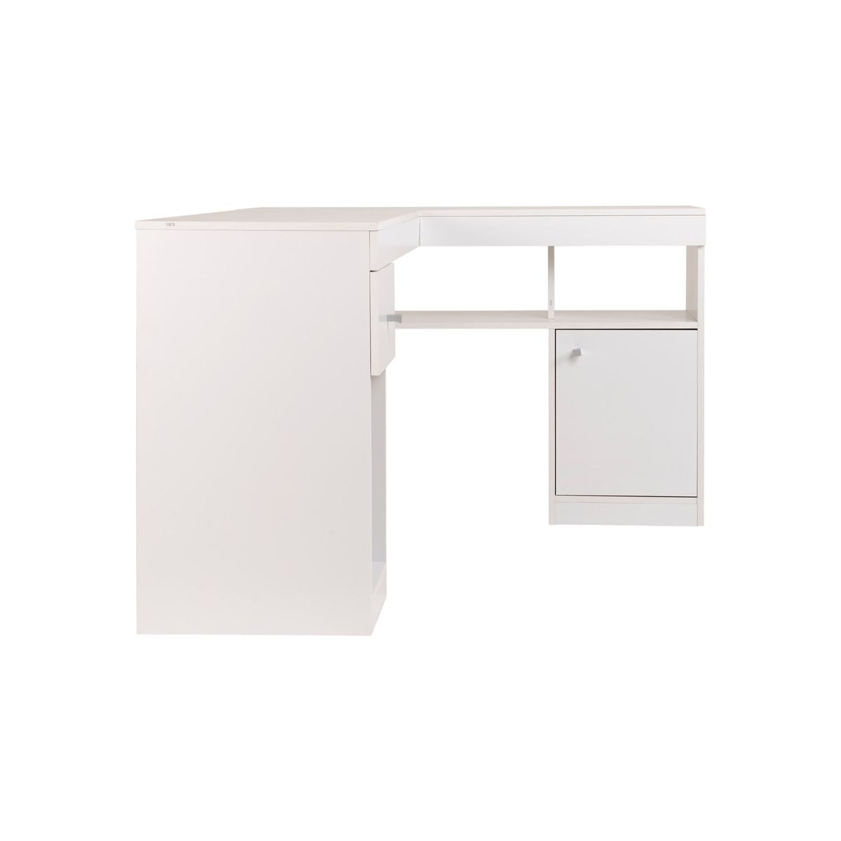 MUEBLES FIOTTI - Escritorio Fiotti en L Blanco Nilo