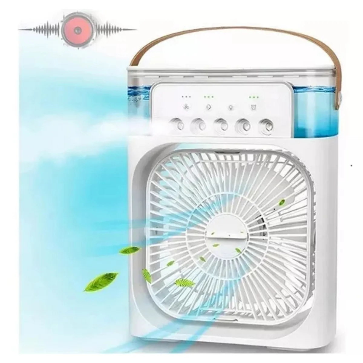 HOME - Ventilador De Mesa Genérica Mini Portátil Climatizador Humidificador