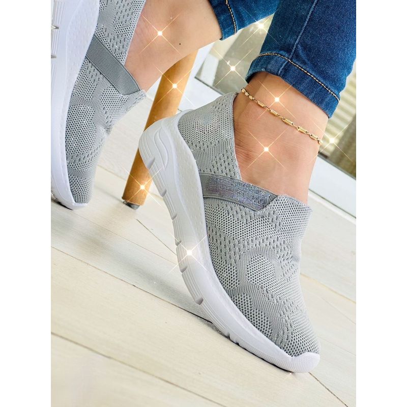 GENERICO - Zapatillas Corte Bajo Dama Tipo Media Extra Cómodas