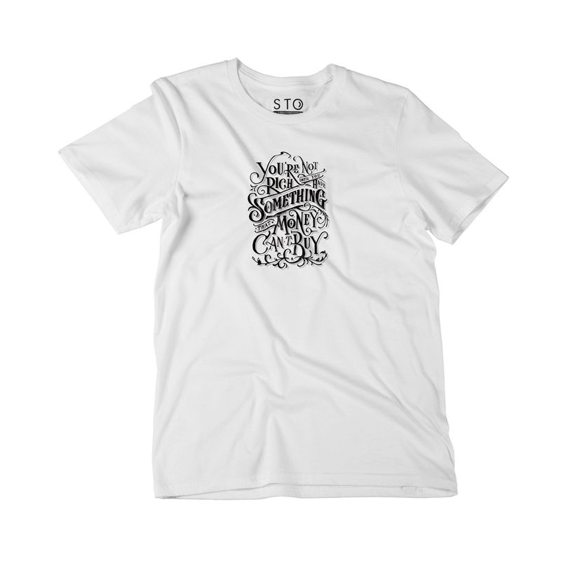 SIABATTO - Camiseta Estampada Hombre - Youre Not Rich