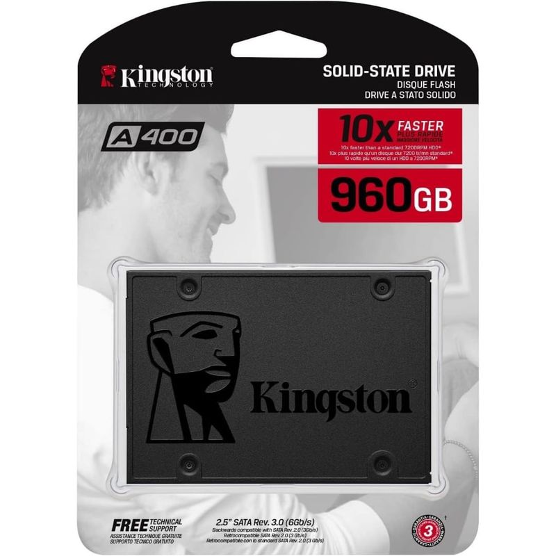 KINGSTON - Disco Solido SSD Kingston 960gGB Sata