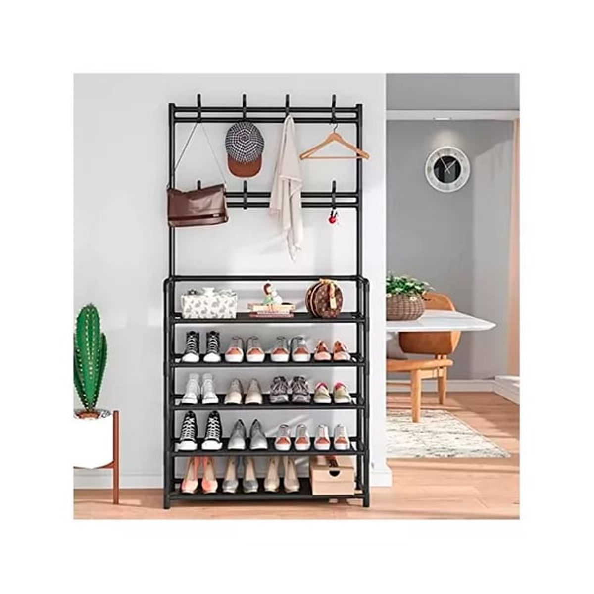 GENERICO - Organizador Multifuncional Perchero Para Zapatos y Abrigos