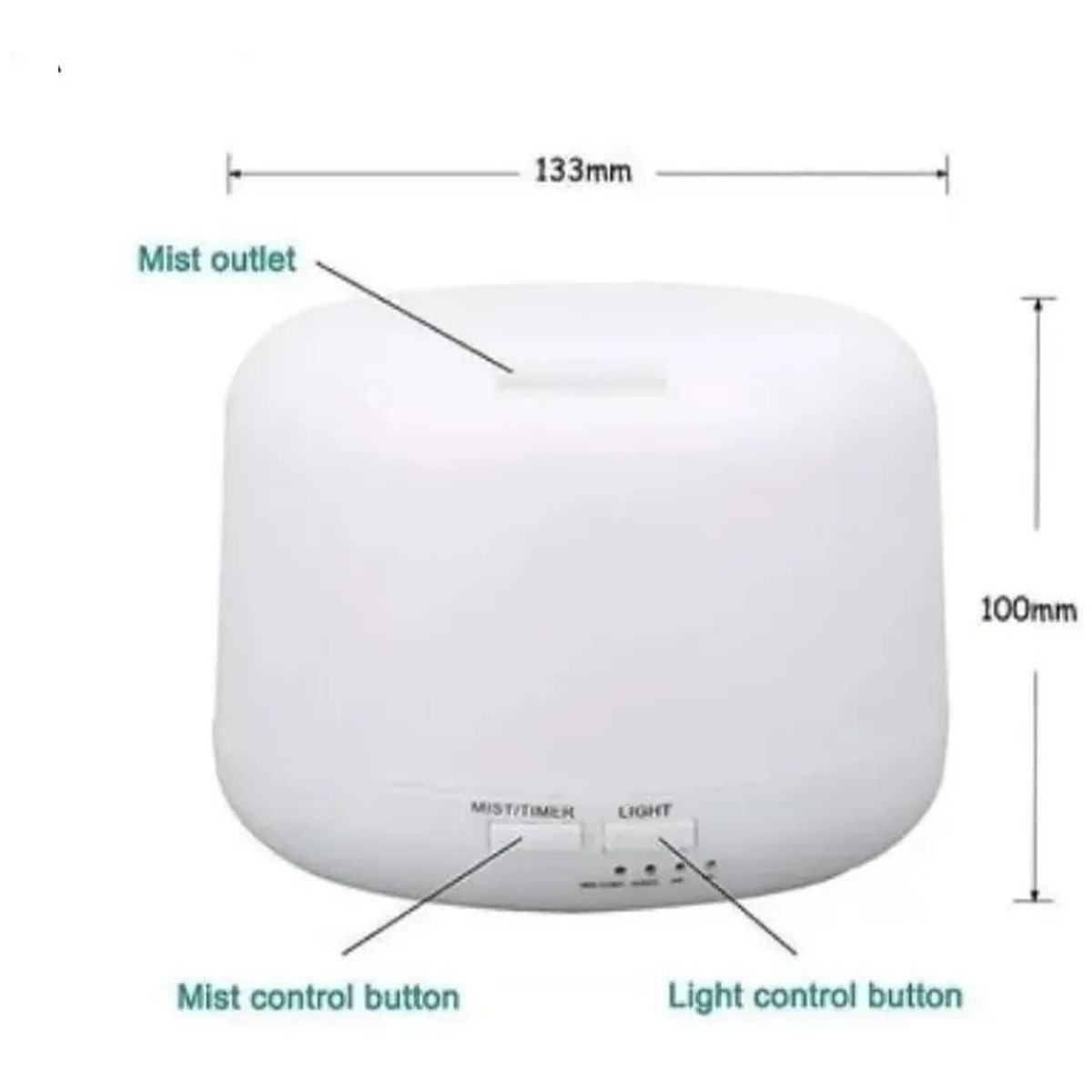 HOME - Difusor De Aromas 500 Ml Control Remoto Humidificador