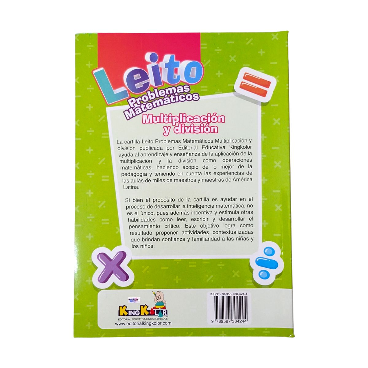 GENERICO - Libro Leito Problemas Matemáticos Multiplicación y División