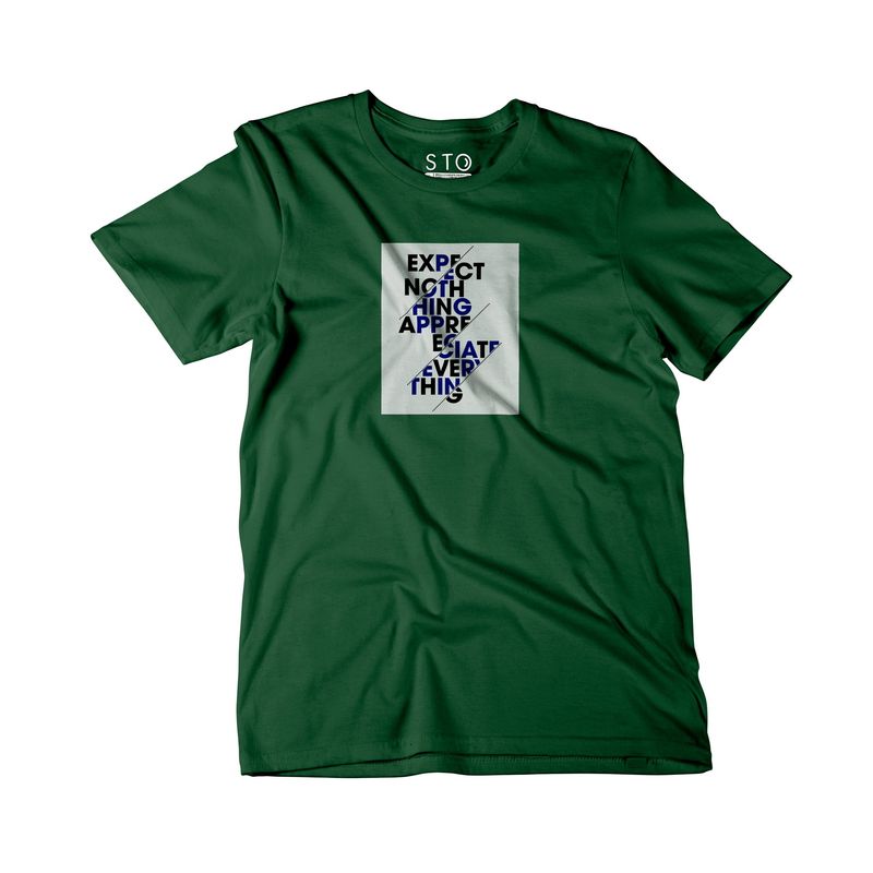 SIABATTO - Camiseta Estampada Hombre - Appreciate Everything