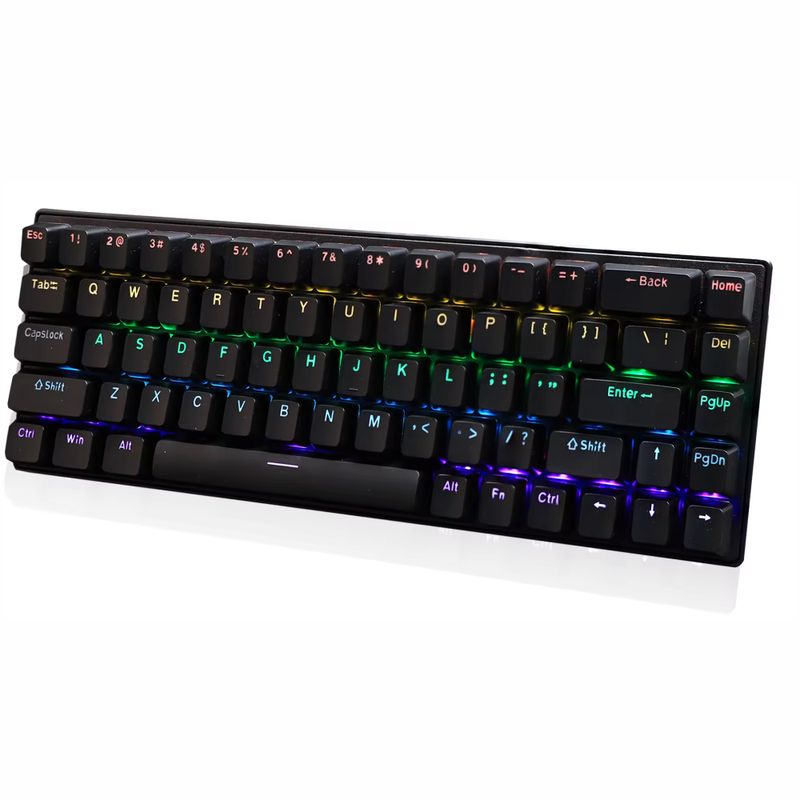 GENERICO - Teclado Semi Mecanico Tecla Cambiable Rgb Cel Y Pc Letra Ñ