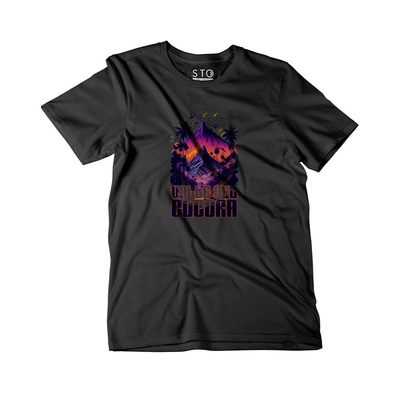 SIABATTO - Camiseta Estampada Hombre - Valle del Cocora