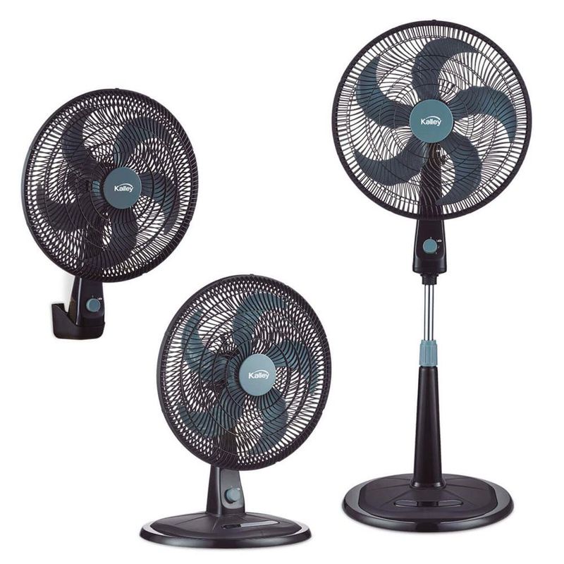 KALLEY - Ventilador Kalley V31N02 3 en 1 Negro